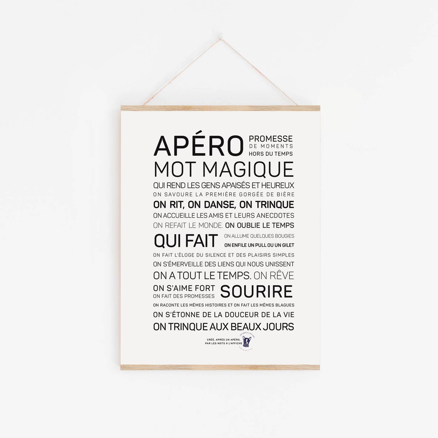 Affiche Apéro - A4 21 x 29.7 mm