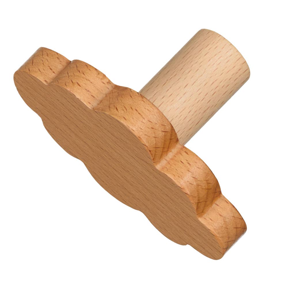 Patère murale - Nuage bois