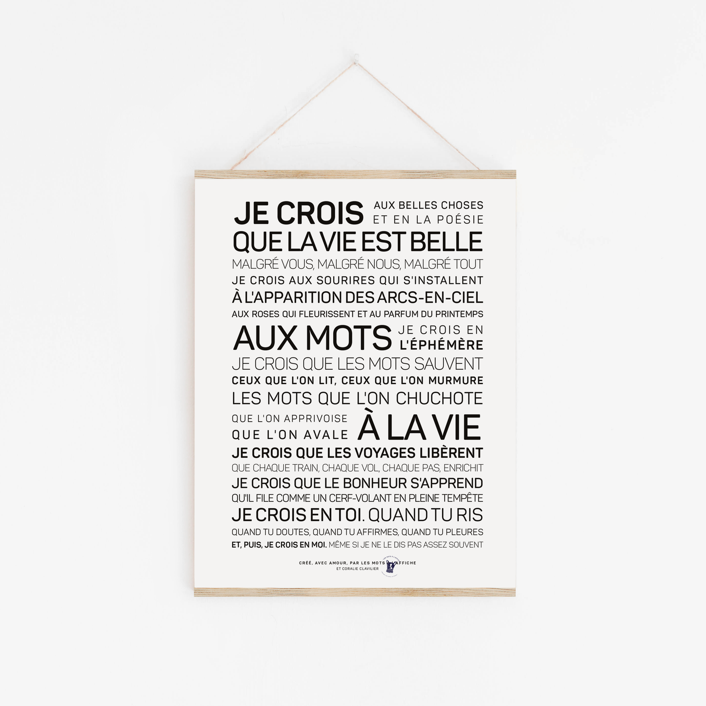 Affiche Confiance en soi & en la vie A6