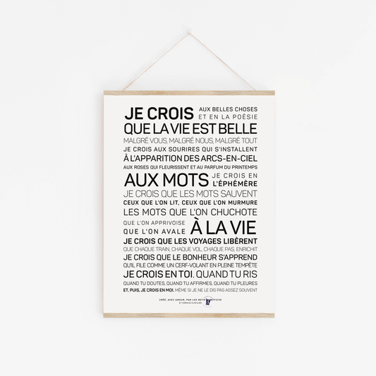 Affiche Confiance en soi & en la vie A6