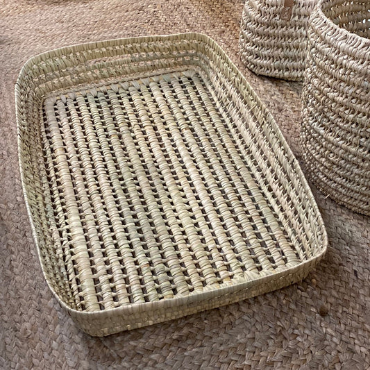 Plateau tressé Camélia - M