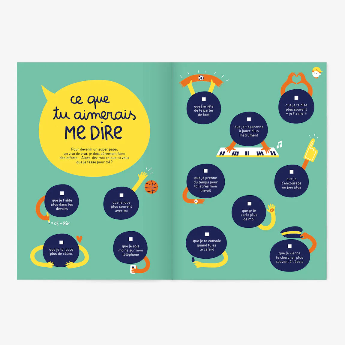 Tel père tel fils ? - Livre à remplir à 2
