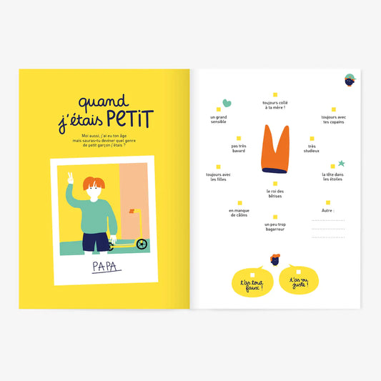 Tel père tel fils ? - Livre à remplir à 2