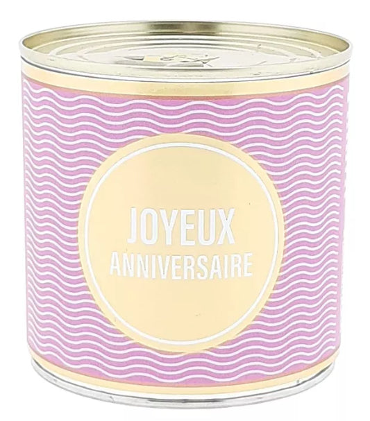 Joyeux Anniversaire rose Forêt noire aux cerises