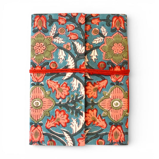 Carnet recouvert de tissu imprimé N°15