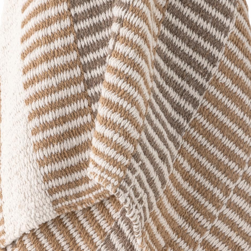 Isnel plaid - Nature - Coton recyclé