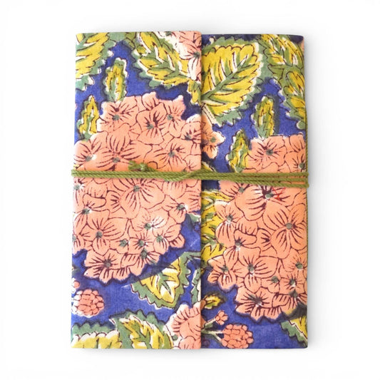 Carnet recouvert de tissu imprimé N°12