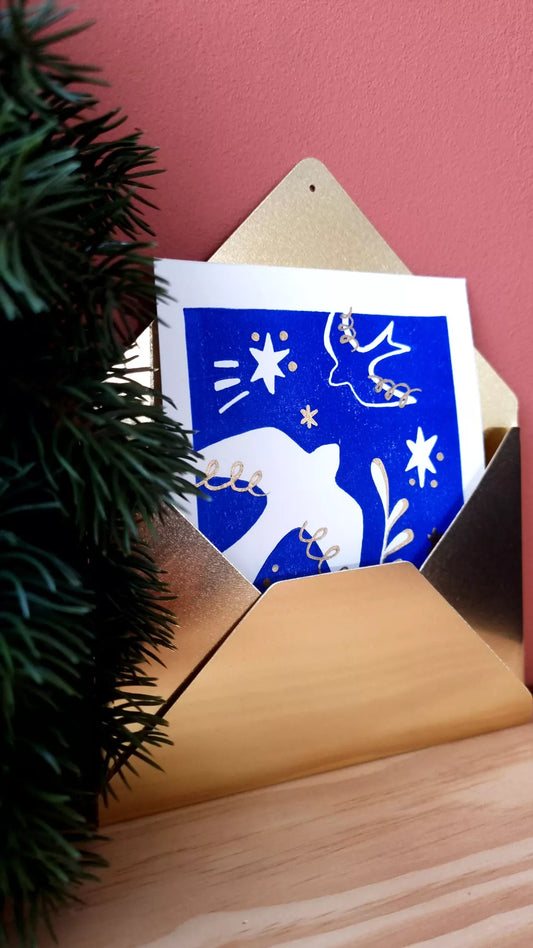 Enveloppe en laiton - Décoration murale