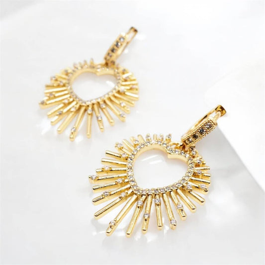 Sacré-Cœur - boucles d'oreilles