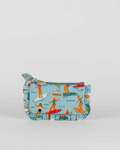 Pochette matelassée à froufrous Surf: Grande