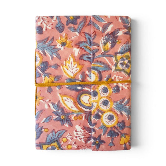 Carnet recouvert de tissu imprimé N°19