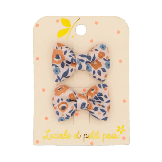 Barrettes mini papillon - Liberty Victoria Fjord