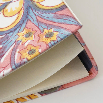 Carnet recouvert de tissu imprimé N°19