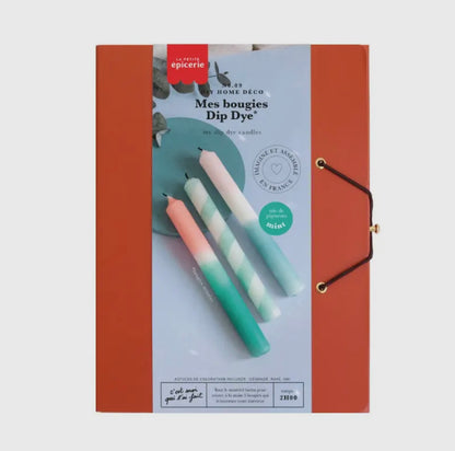 Kit - Mes bougies Dip Dye - Mint