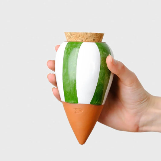 Olla - Rayé vert et blanc