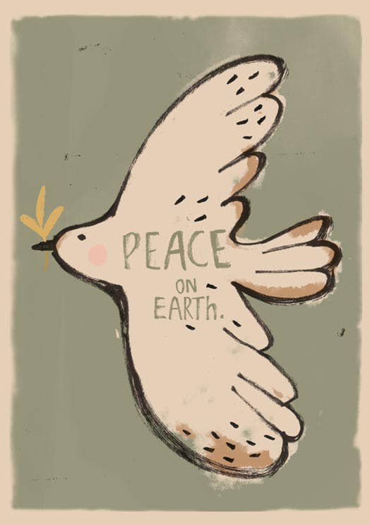 Poster mural Peace Bird 50 x 70 cm