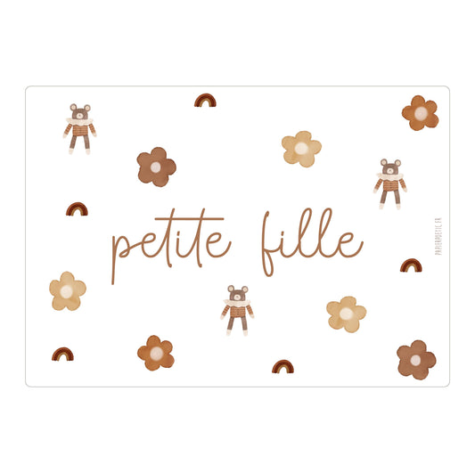 Carte “Petite Fille”