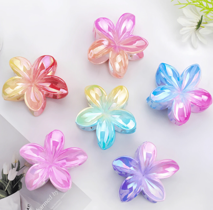 Pince à cheveux en forme de fleur par pièce