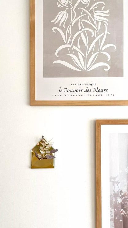 Enveloppe en laiton - Décoration murale