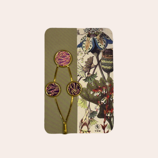 Barrette brodé