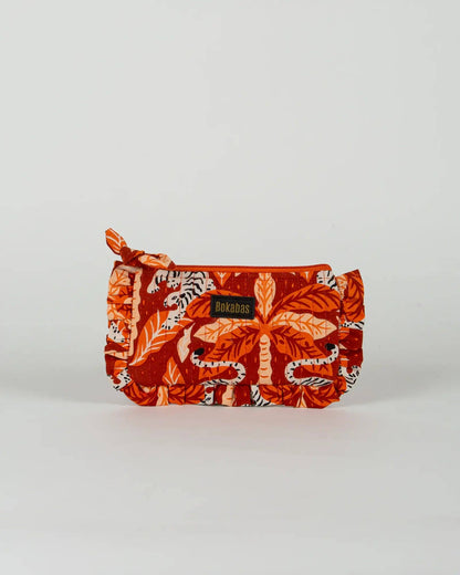 Pochette matelassée à froufrous Tropique: Grande