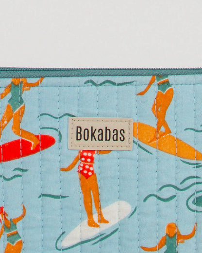 Pochette matelassée à froufrous Surf: Grande