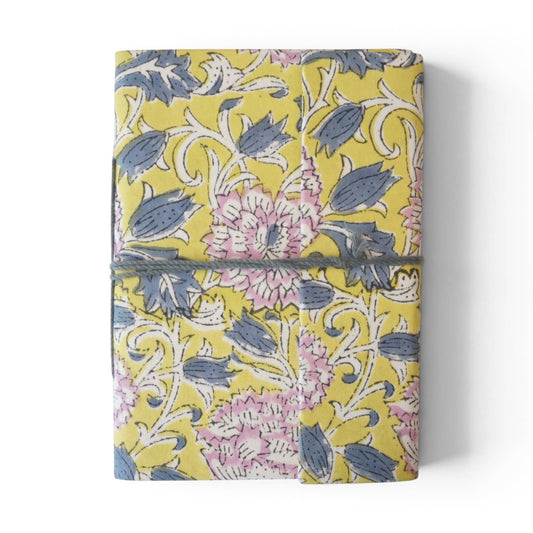 Carnet recouvert de tissu imprimé N°17