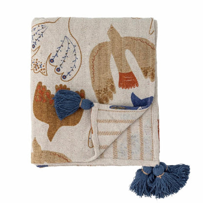 Anniversary Plaid, Marron, Coton recyclé