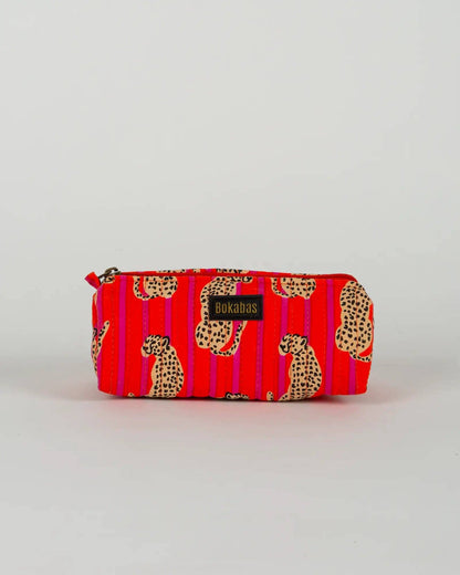 Trousse à crayons matelassée Guépard