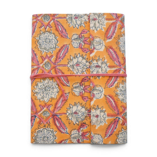 Carnet recouvert de tissu imprimé N°22
