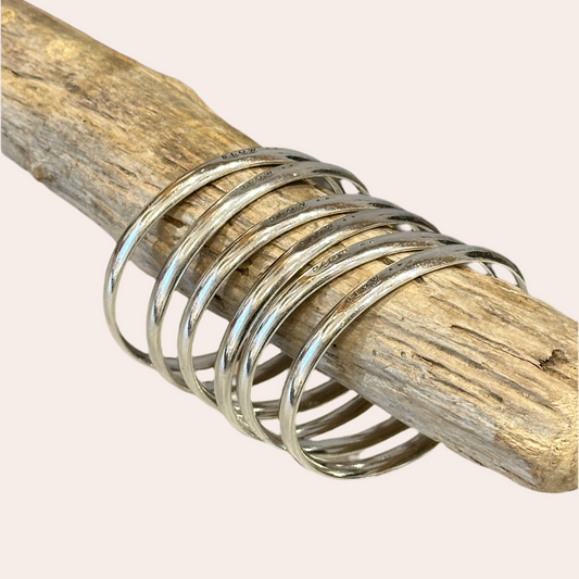 BLOW - Jonc plaqué argent