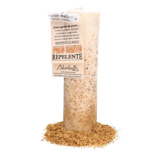 Bougie rituelle répulsive au Palo Santo