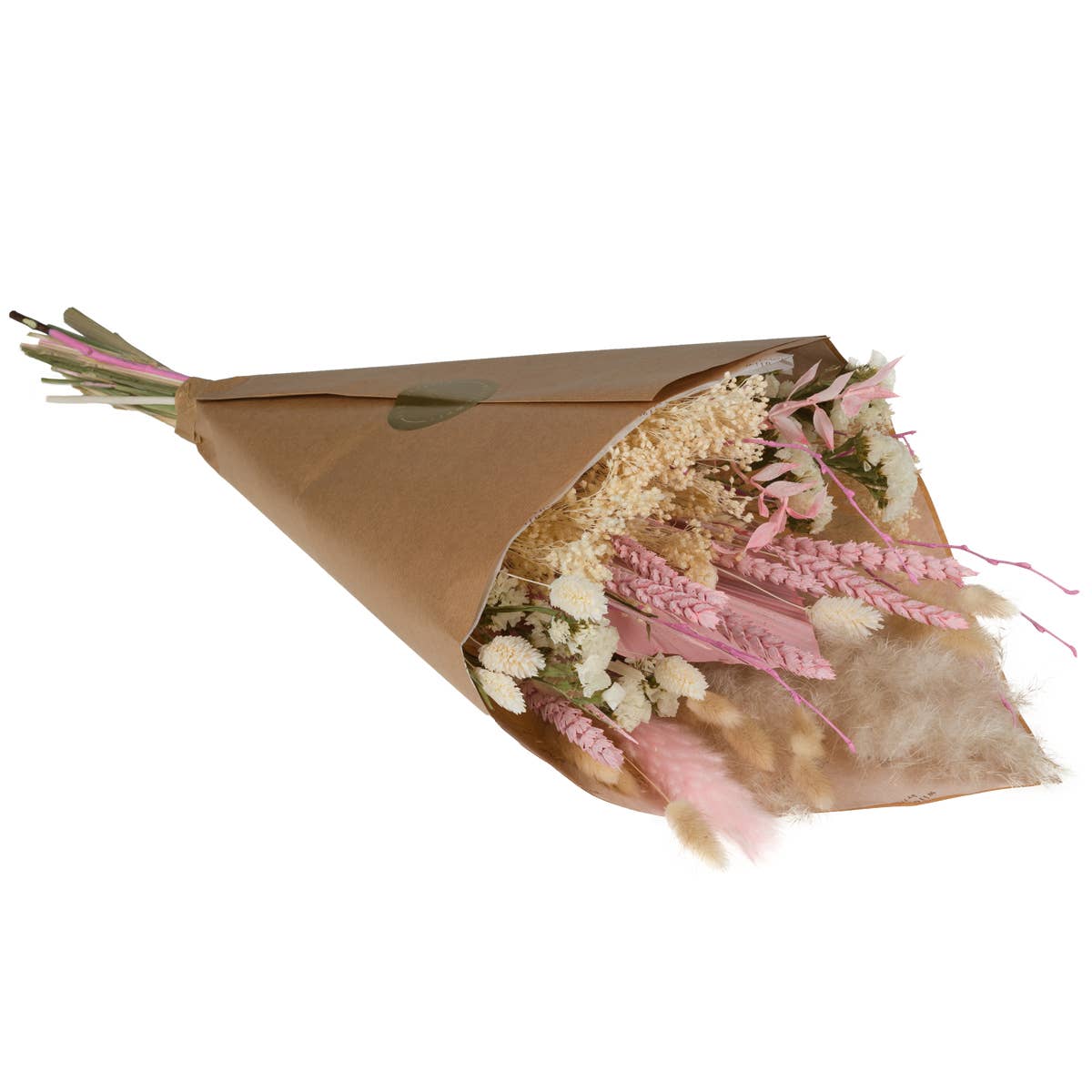 Fleurs séchées - Bouquet de campagne exclusif - Blush