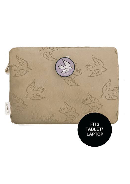 Housse pour iPad Bird/Moutarde