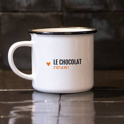 Mug Le Chocolat c'est la vie / Spécial Pâques et Noël