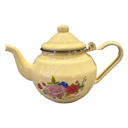 Théière en acier émaillé vitifiée