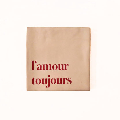 L'amour toujours - carreau en céramique