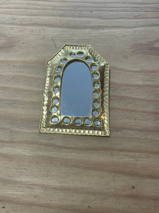 Mini miroir marocain doré