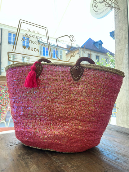 Panier - sac sequins
