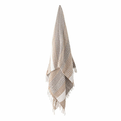 Isnel plaid - Nature - Coton recyclé