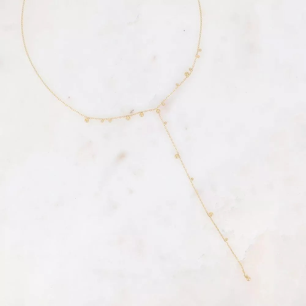 Collier Opha – chaîne fine et pendentif tombant