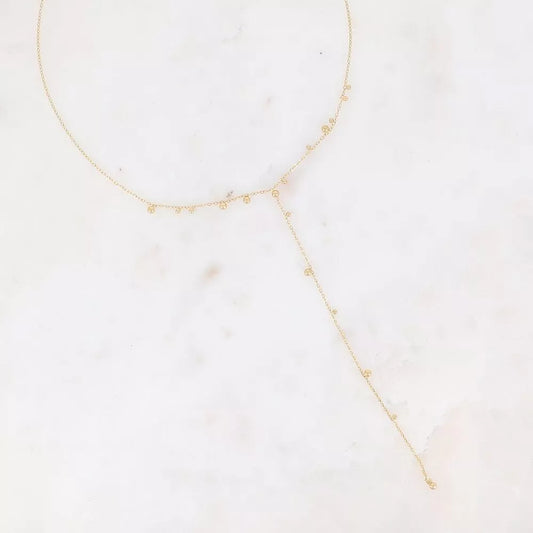 Collier Opha – chaîne fine et pendentif tombant