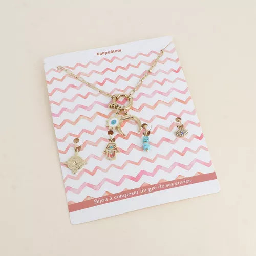 Collier Carpe Diem – Œil turquoise