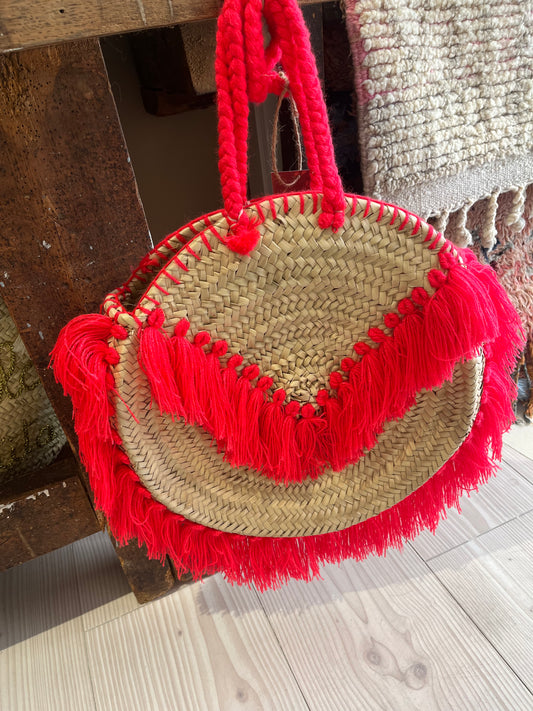 Panier coloré rond