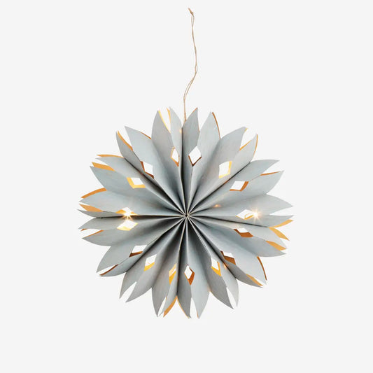 Étoile lumineuse bleu
