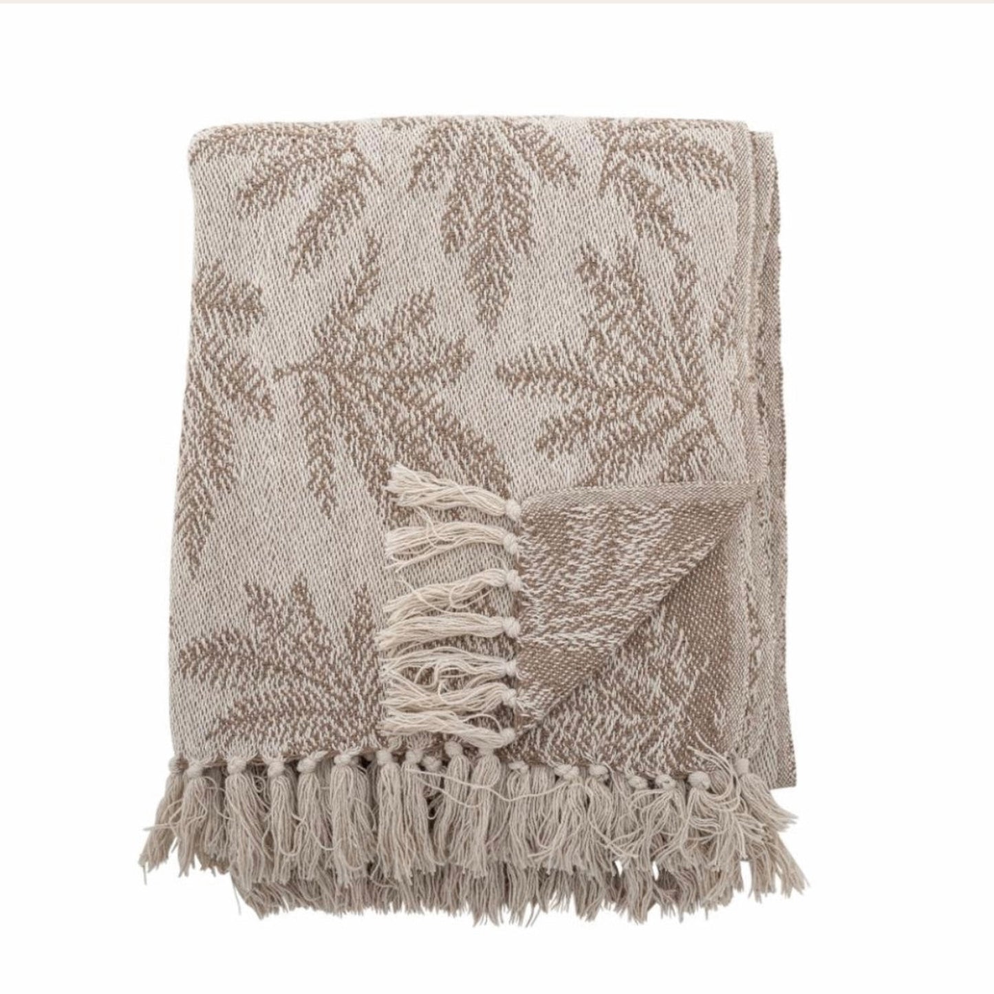 Gabriela Plaid, Marron, Coton recyclé