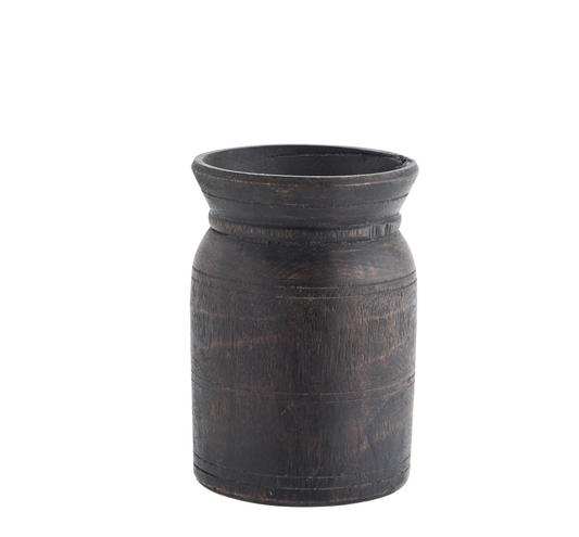 Pot en bois réutilisé