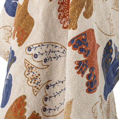 Anniversary Plaid, Marron, Coton recyclé