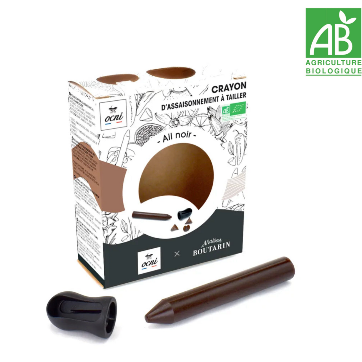 Crayon d’assaisonnement à tailler – Ail Noir