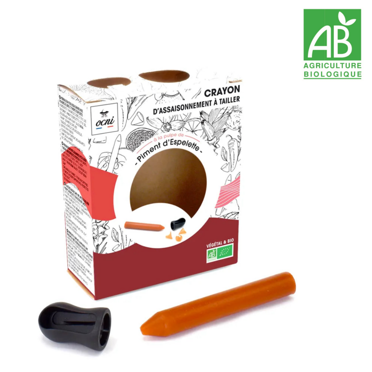 Crayon d’assaisonnement à tailler – Piment d’Espelette